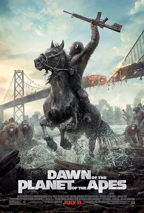 Dawn of the Planet of the Apes film posteri