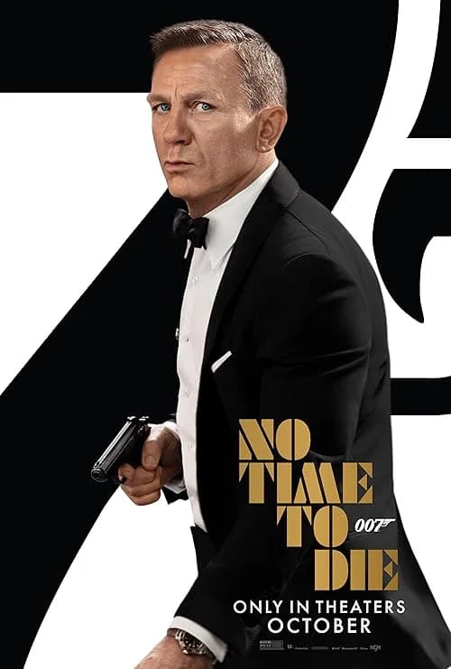No Time to Die film posteri