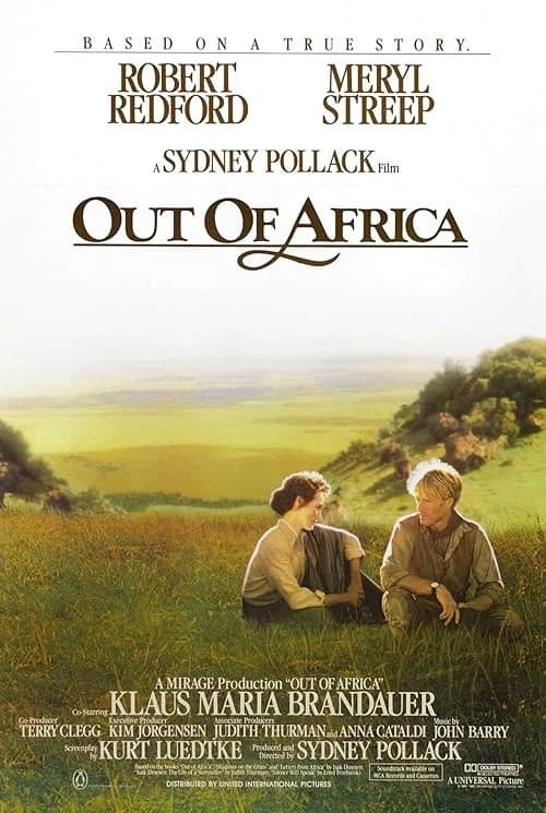 Out of Africa film posteri